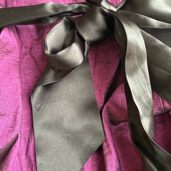 Y2K Plum Cupcake Strapless Cocktail Dress Size 10 NFS